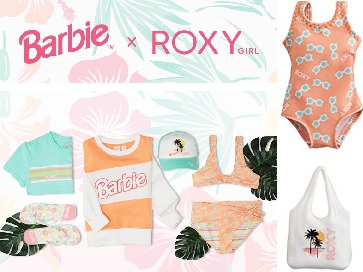Colección Barbie x Roxy Girl