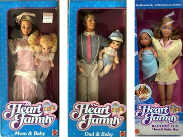 Familia corazón de Barbie