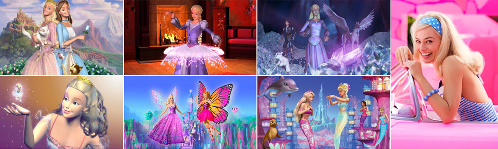 Listado de todas las películas de Barbie