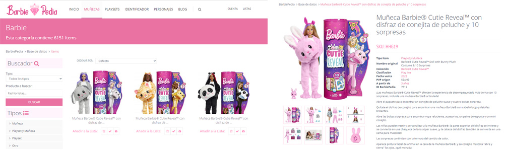 ¡Más items nuevos en BarbiePedia!