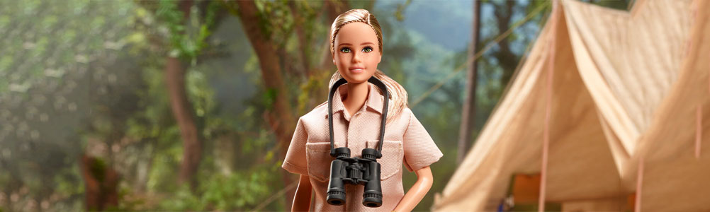 Muñeca Dr. Jane Goodall: la primera muñeca de la serie fabricada con plástico reciclado