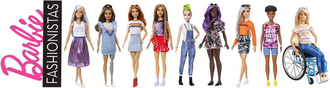 Serie muñecas Barbie Fashionistas 2019
