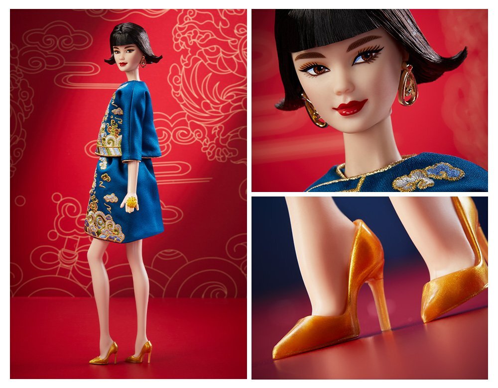 Muñeca Barbie Nuevo Año Lunar diseñada por Guo Pei