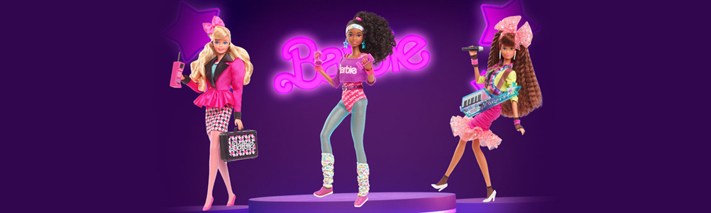 ¡Vuelve a los 80 con Barbie Rewind!